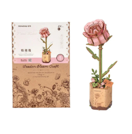 Puzzle 3D Flores - Rosas Rosadas